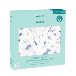 Aden + Anais Organic Cotton Sleeping Bag - Outdoors Sleepy Forest (0-6 months)