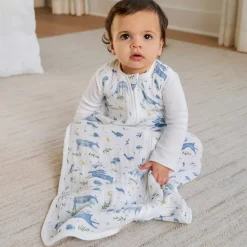 Aden + Anais Organic Cotton Sleeping Bag - Outdoors Sleepy Forest (18-36 months)