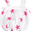 Aden + Anais Romper - Shocking Pink Star (9-12 Months)