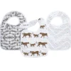Aden + Anais Snap Bibs, 3 Pack - Hear Me Roar