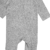 Aden + Anais Snuggle Knit Footie - Heather Grey (0-3 Months)