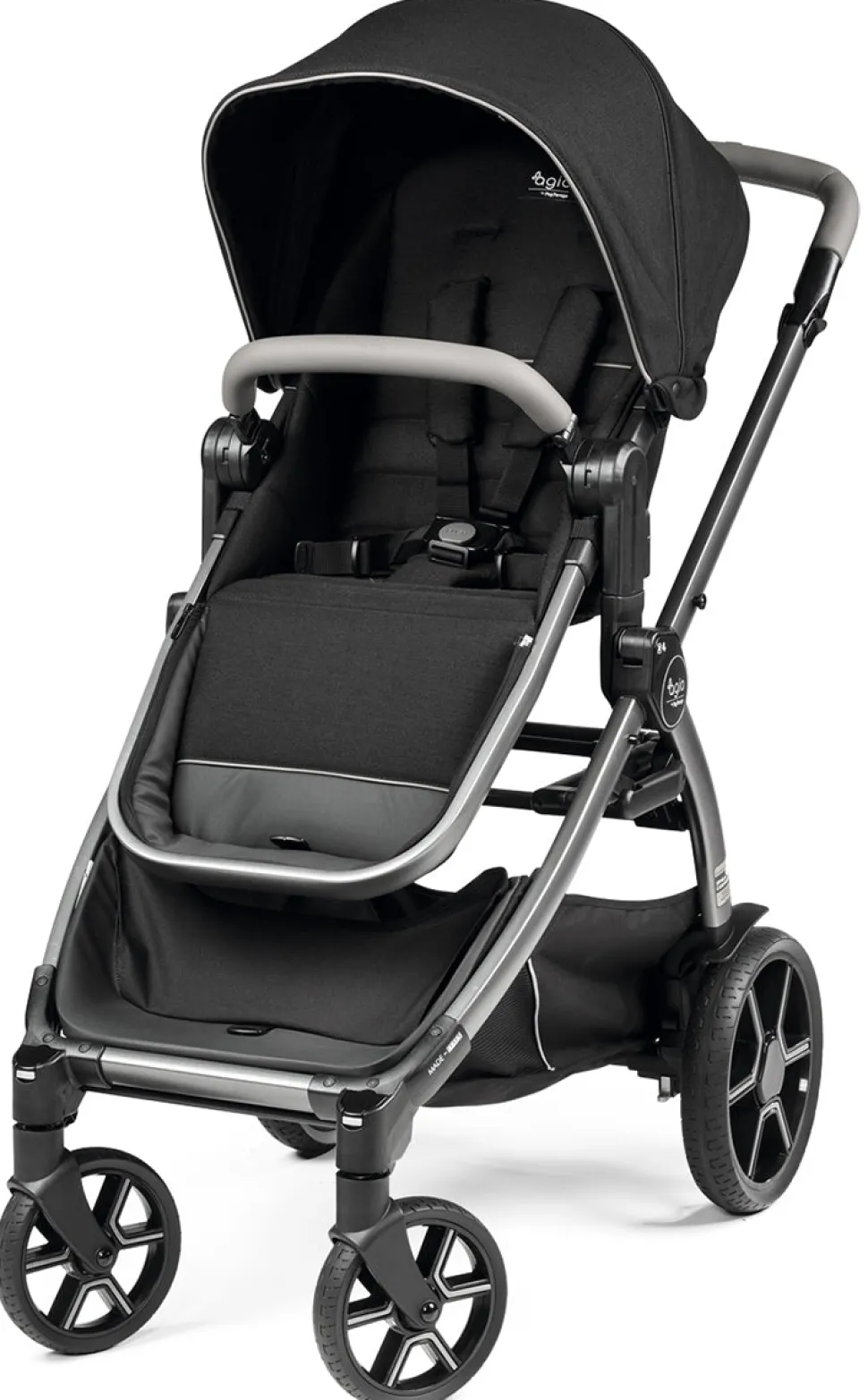Agio by Peg Perego OPEN BOX Z4 Reversible Stroller - Black Pearl