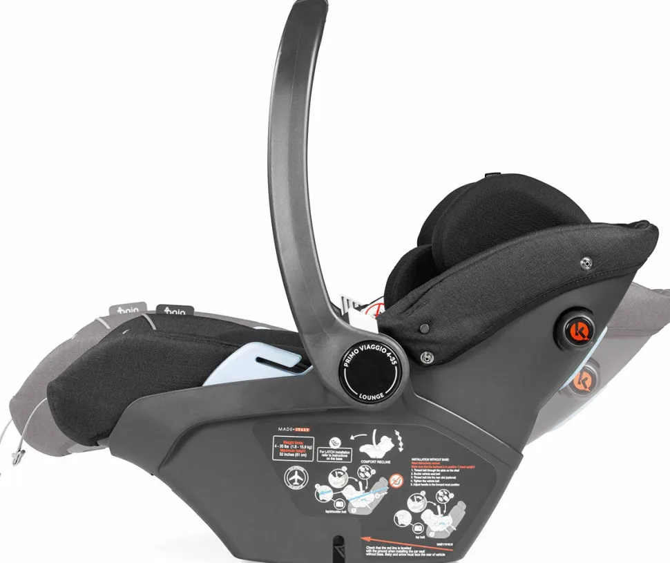 Agio by Peg Perego Primo Viaggio 4-35 Lounge Reclining Infant Car Seat - Black Pearl