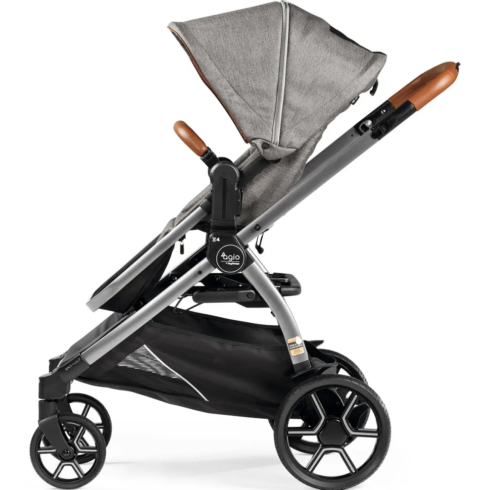 Agio by Peg Perego Z4 Single-to-Double Stroller - Grey