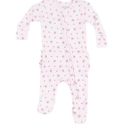 Angel Dear 2 Way Zipper Ruffle Back Footie