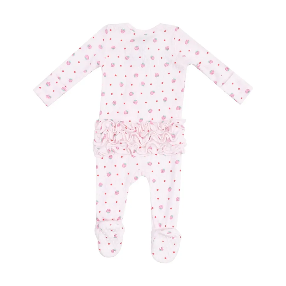 Angel Dear 2 Way Zipper Ruffle Back Footie