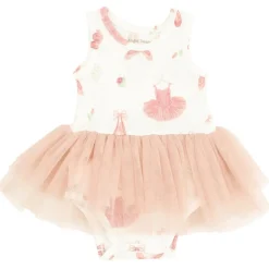 Angel Dear Ribbed Tank Bodysuit Tutu
