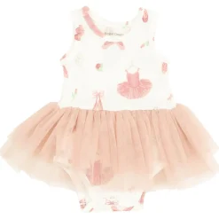 Angel Dear Ribbed Tank Bodysuit Tutu