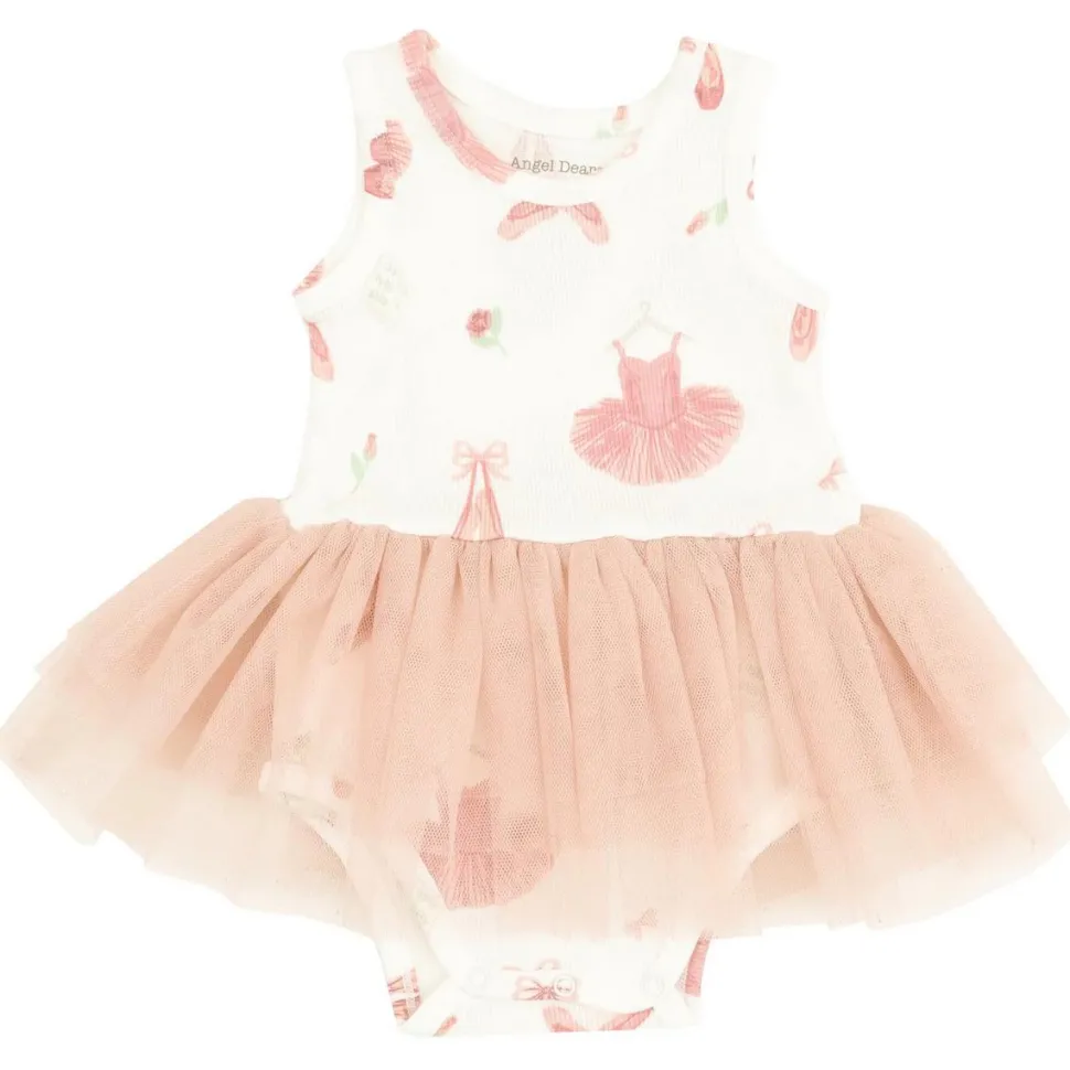 Angel Dear Ribbed Tank Bodysuit Tutu
