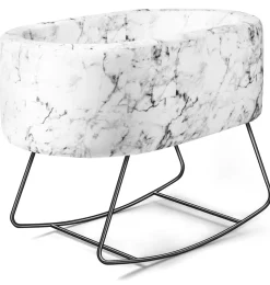 Aristot Bassinet - Carrara Marble Look