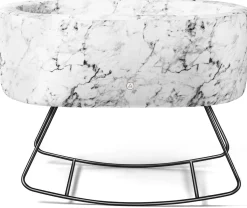 Aristot Bassinet - Carrara Marble Look