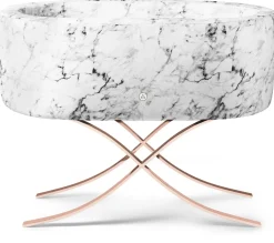 Aristot Bassinet - Carrara Marble Look