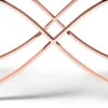 Aristot Curule Base - Rose Gold