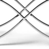 Aristot Curule Base - Silver