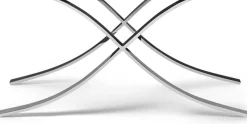 Aristot Curule Base - Silver