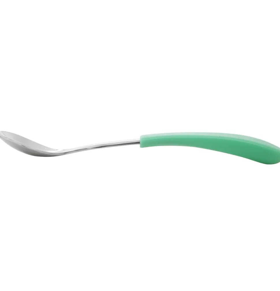 Avanchy Stainless Steel Infant Spoons, 2 Pack - Green