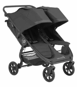 Baby Jogger City Mini GT2 Side by Side Double Stroller + Parent Console Bundle - Jet