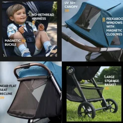 Baby Jogger City Mini GT3 Single Stroller - Sierra Sand