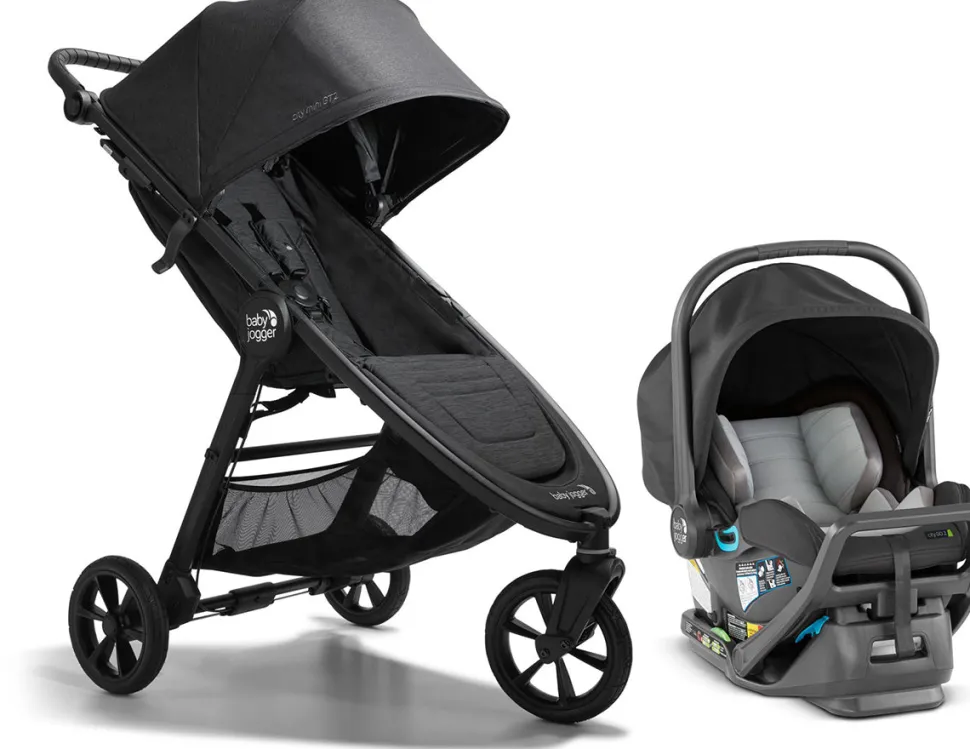Baby Jogger City Mini GT2 Travel System - Opulent Black
