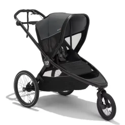 Baby Jogger City Prix Jogger + Bike Trailer + Weather Shield Bundle - Ambition Black