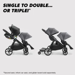 Baby Jogger City Select 2 + City GO Travel System - Radiant Slate