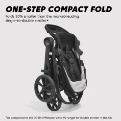 Baby Jogger City Select 2 Single-to-Double Stroller - Eco Collection - Frosted Ivory