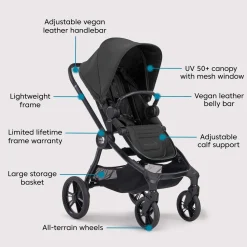 Baby Jogger City Sights + City GO 2 Travel System - Rich Black