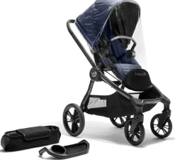 Baby Jogger City Sights Stroller - Commuter Bundle with Antimicrobial Fabric