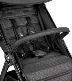 Baby Jogger City Tour 2 Ultra-Compact Travel Stroller + Belly Bar Bundle - Jet