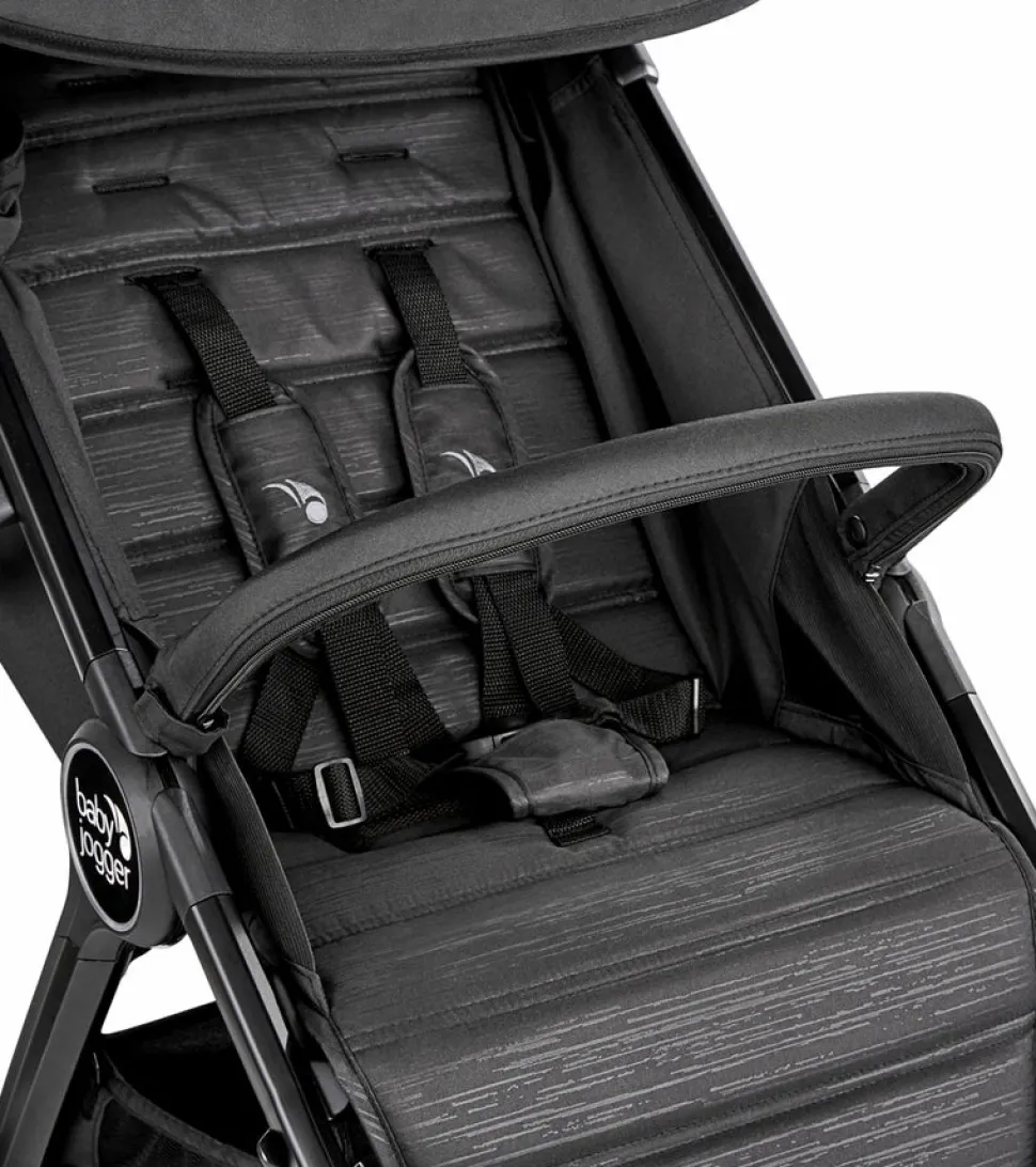 Baby Jogger City Tour 2 Ultra-Compact Travel Stroller + Belly Bar Bundle - Jet