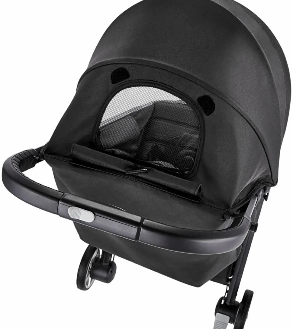 Baby Jogger City Tour 2 Ultra-Compact Travel Stroller + Belly Bar Bundle - Jet