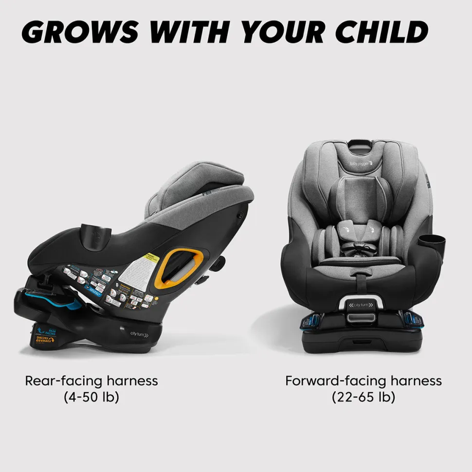Baby Jogger City Turn Rotating Convertible Car Seat - Paloma Greige