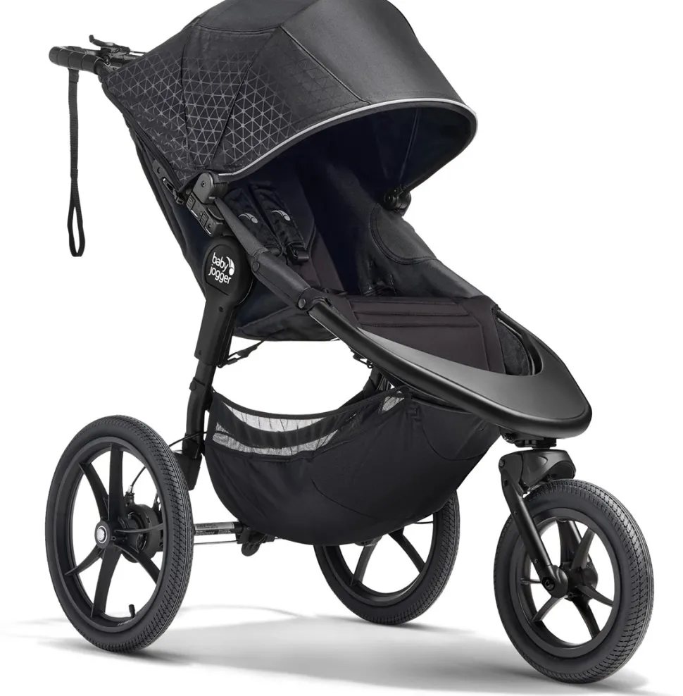 Baby Jogger Summit X3 Single Jogging Stroller - Midnight Black