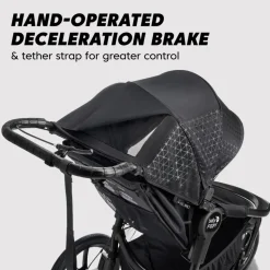 Baby Jogger Summit X3 Single Jogging Stroller - Midnight Black