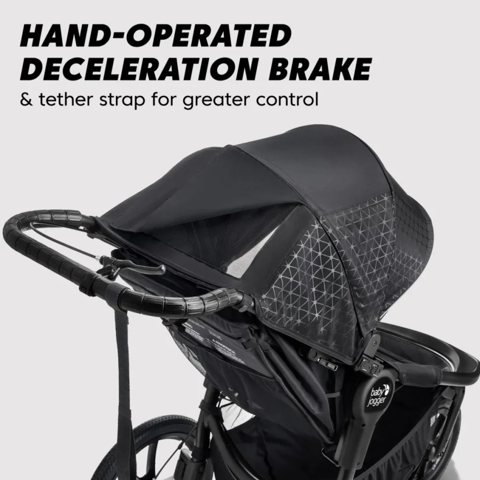 Baby Jogger Summit X3 Single Jogging Stroller - Midnight Black