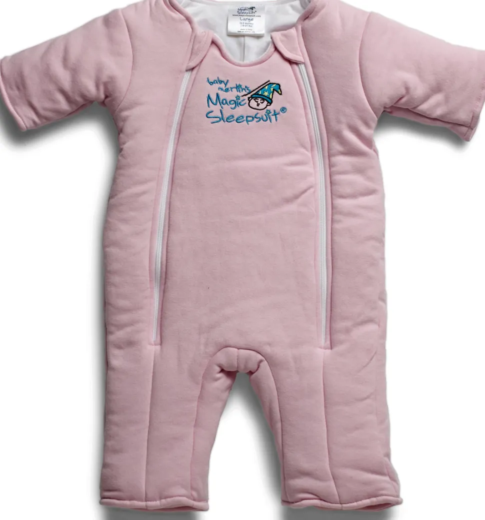 Baby Merlin Magic Sleep Suit, Cotton - 6-9 Months - Pink (Large)