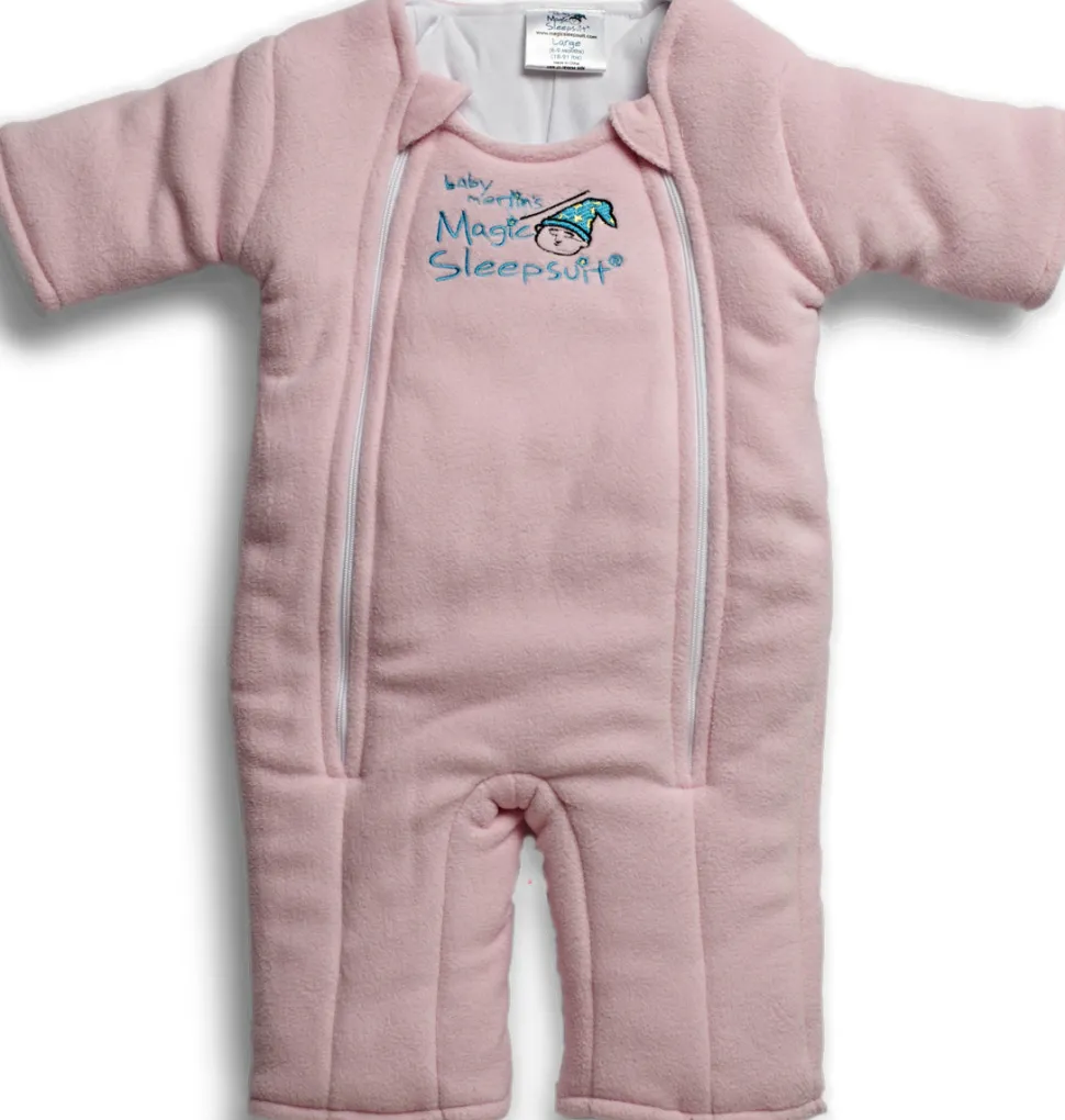 Baby Merlin Magic Sleep Suit, Microfleece - 6-9 Months - Pink (Large)
