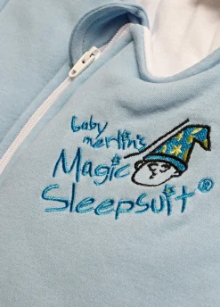 Baby Merlin Magic Sleep Suit, Cotton - 3-6 Months - Blue (Small)