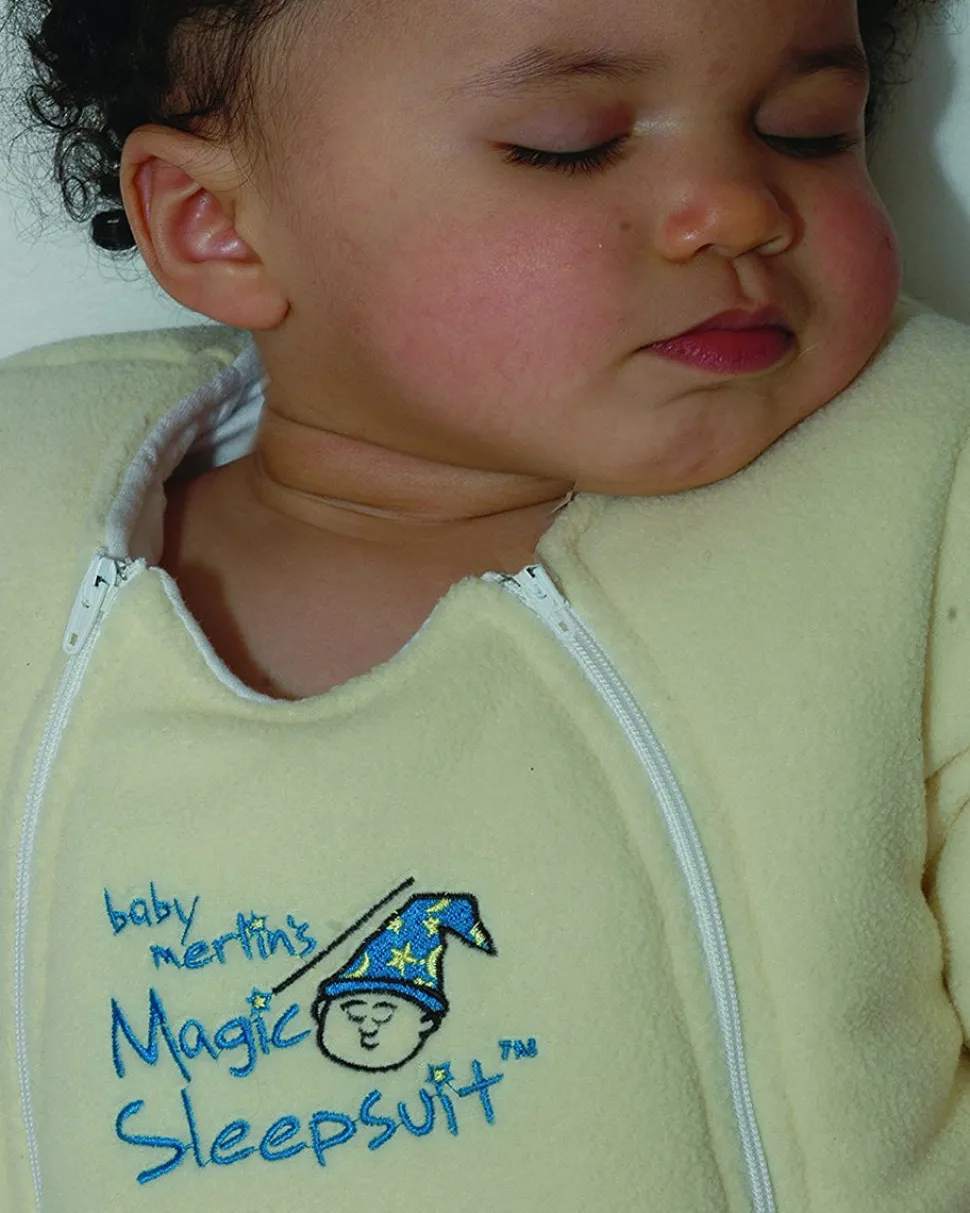 Baby Merlin Magic Sleep Suit, Microfleece - 3-6 Months - Pink (Small)