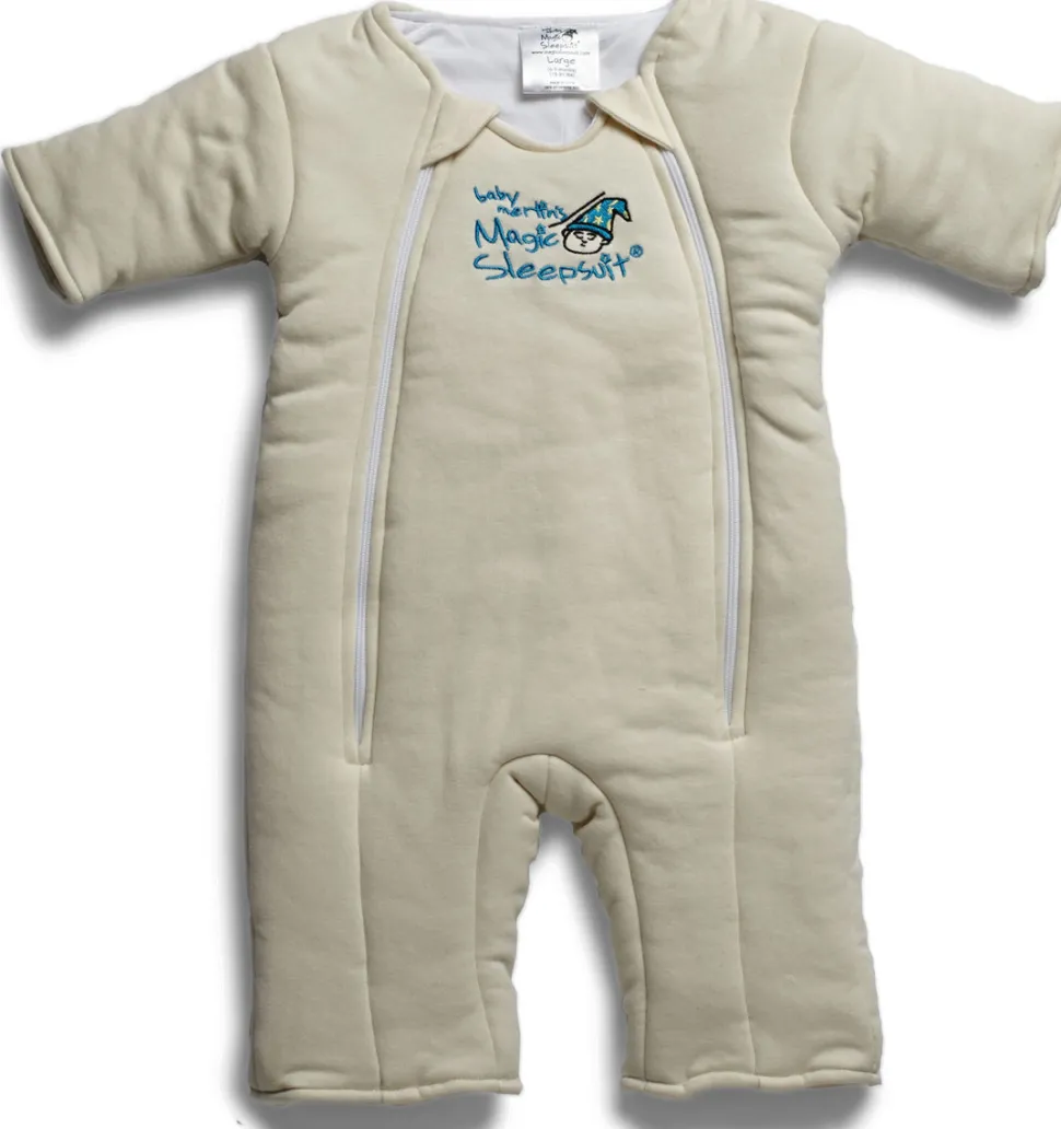 Baby Merlin Magic Sleep Suit, Cotton - 6-9 Months - Cream (Large)