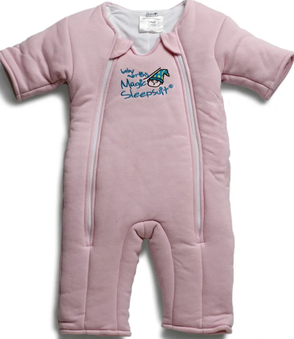 Baby Merlin Magic Sleep Suit, Cotton - 3-6 Months - Pink (Small)