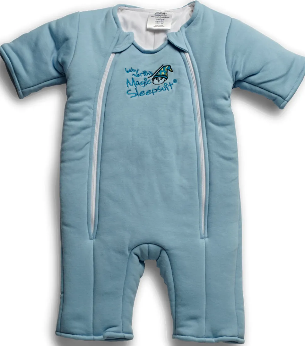 Baby Merlin Magic Sleep Suit, Cotton - 6-9 Months - Blue (Large)