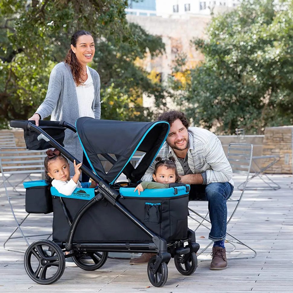 Baby Trend Expedition 2-in-1 Stroller Wagon Plus - Ultra Marine