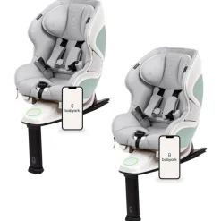 Babyark Smart Convertible Car Seat Family Bundle (2 Seats) - Eggshell White / Glacier Ice