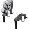 Babyark Smart Convertible Car Seat + Extra Base Bundle - Charcoal Grey / Glacier Ice