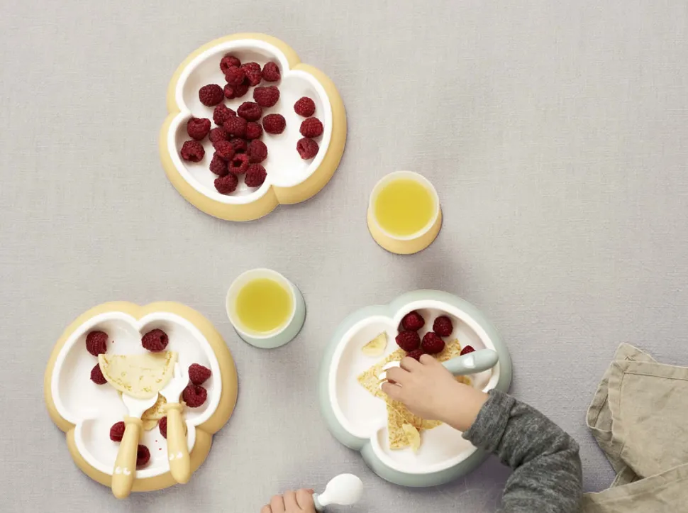 BabyBjorn Baby Feeding Set, Powder Blue