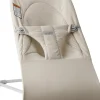 BabyBjorn Bouncer Balance Soft, Light Gray Frame, Tri-Fabric Light Beige