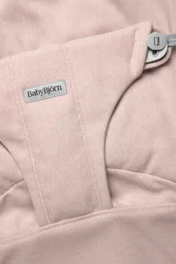 BabyBjorn Bouncer Bliss, Light Gray Frame Woven Melange, Light Pink
