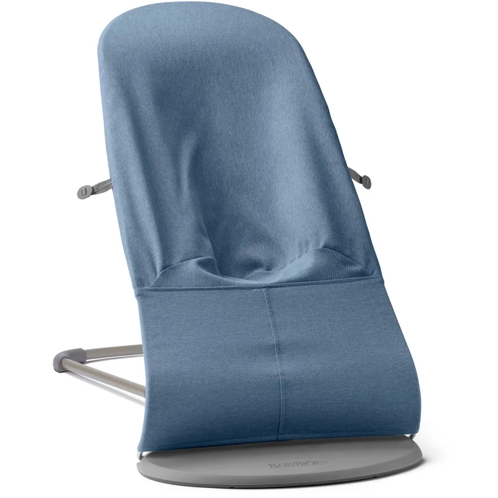 BabyBjorn Bouncer Bliss Woven Melange, Blue