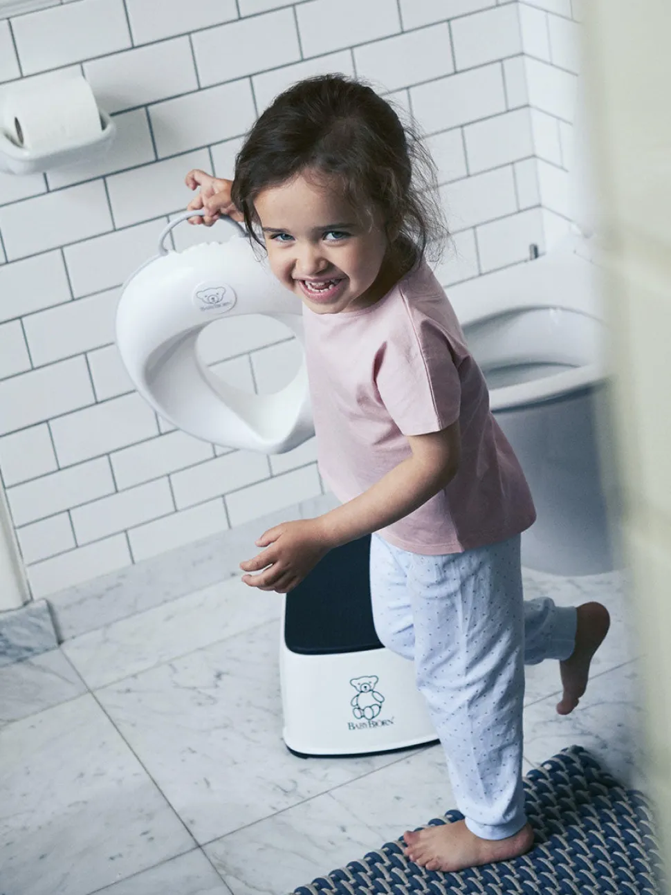 BabyBjorn Potty Training Bundle - Deep Blue / White